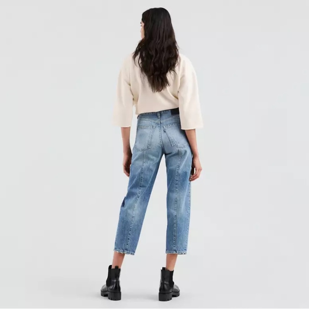 NWT Levi's Made & Crafted The Jane Doe Crop Jeans High Rise Blue Crest Size 30"